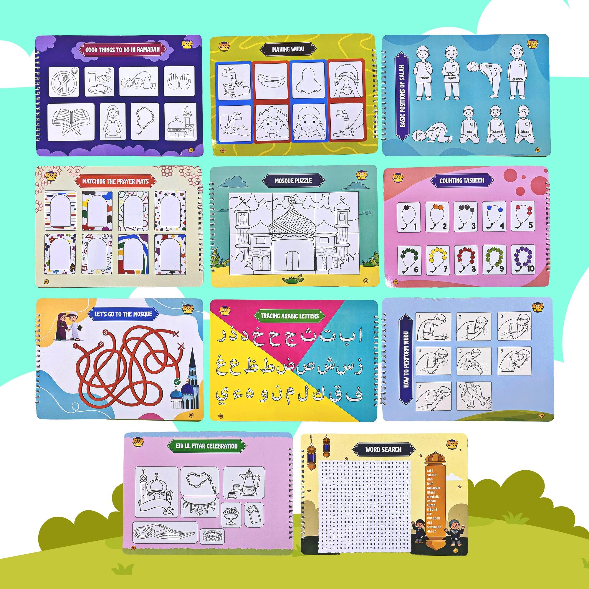 Little Muslim Activity Busy Book For Kids - KiddieWink - Gifts They'll Love