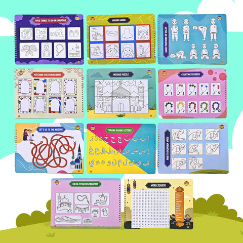 Little Muslim Activity Busy Book For Kids - KiddieWink - Gifts They'll Love