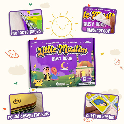 Little Muslim Activity Busy Book For Kids - KiddieWink - Gifts They'll Love