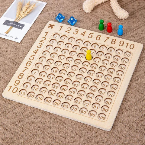 Multiplication Wooden Educational Board - KiddieWink - Gifts They'll Love