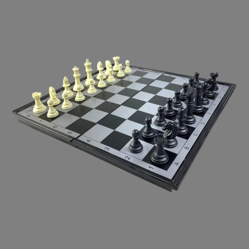Magnetic Chess Set – 12.5'' Foldable Board for All Ages - KiddieWink - Gifts They'll Love