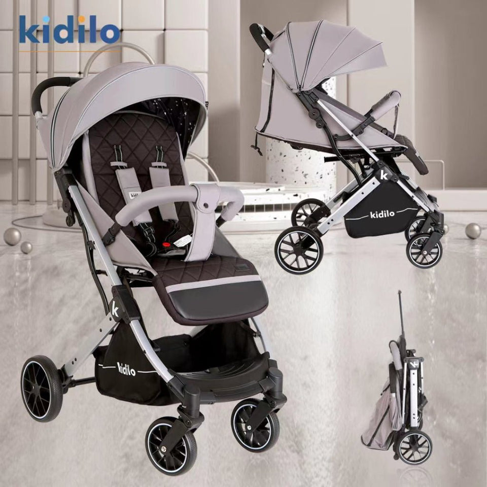 Kidilo K12 Lightweight Folding Stroller – Modern Look - KiddieWink - Gifts They'll Love