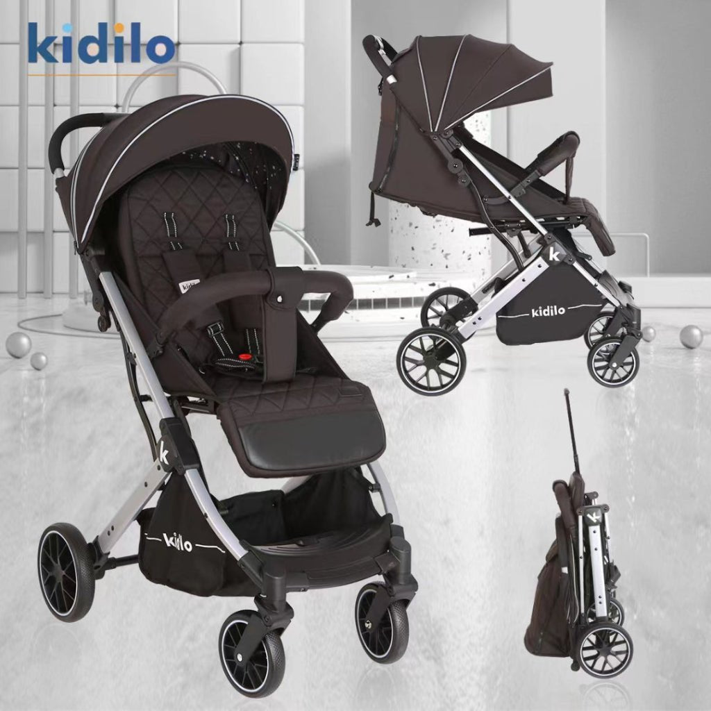 Kidilo K12 Lightweight Folding Stroller – Modern Look - KiddieWink - Gifts They'll Love