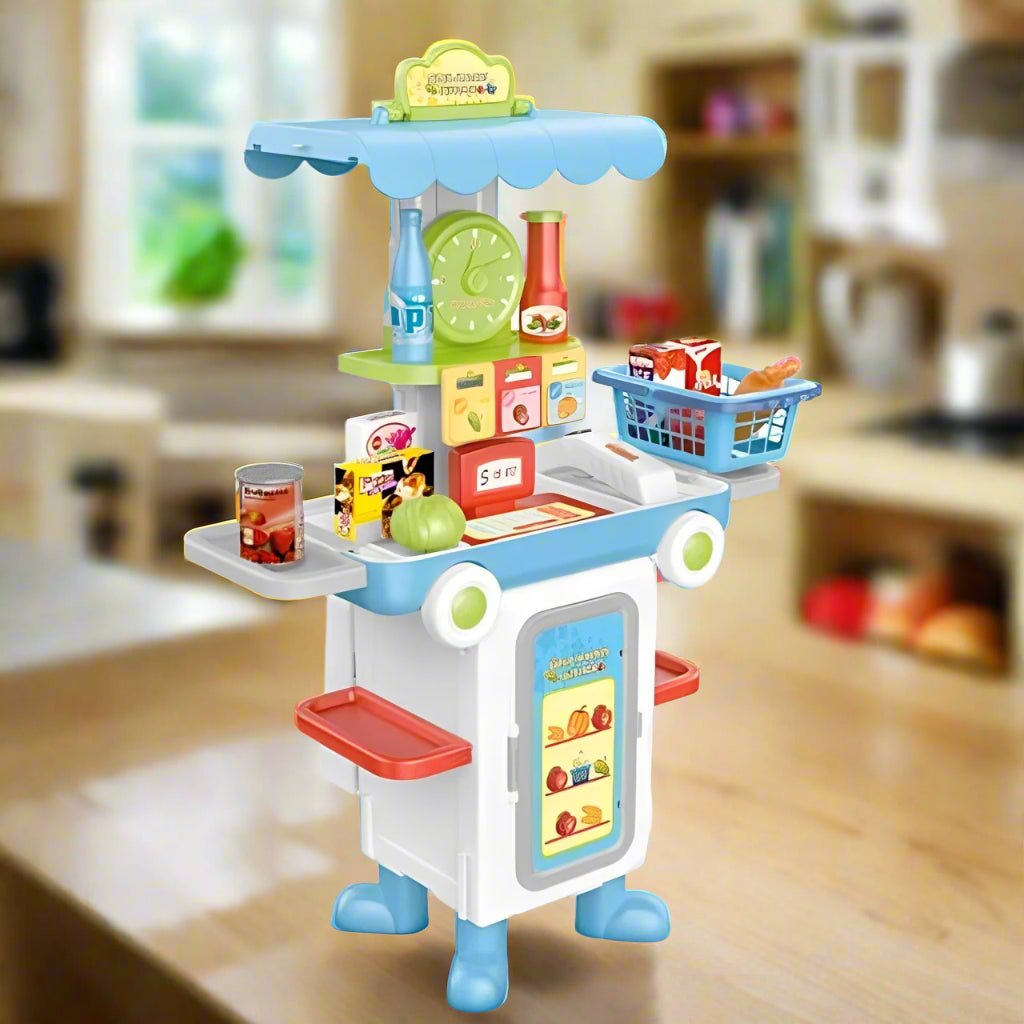 2 - in - 1 Transforming Kitchen Playset – Double the Fun, Double the Play - KiddieWink - Gifts They'll Love