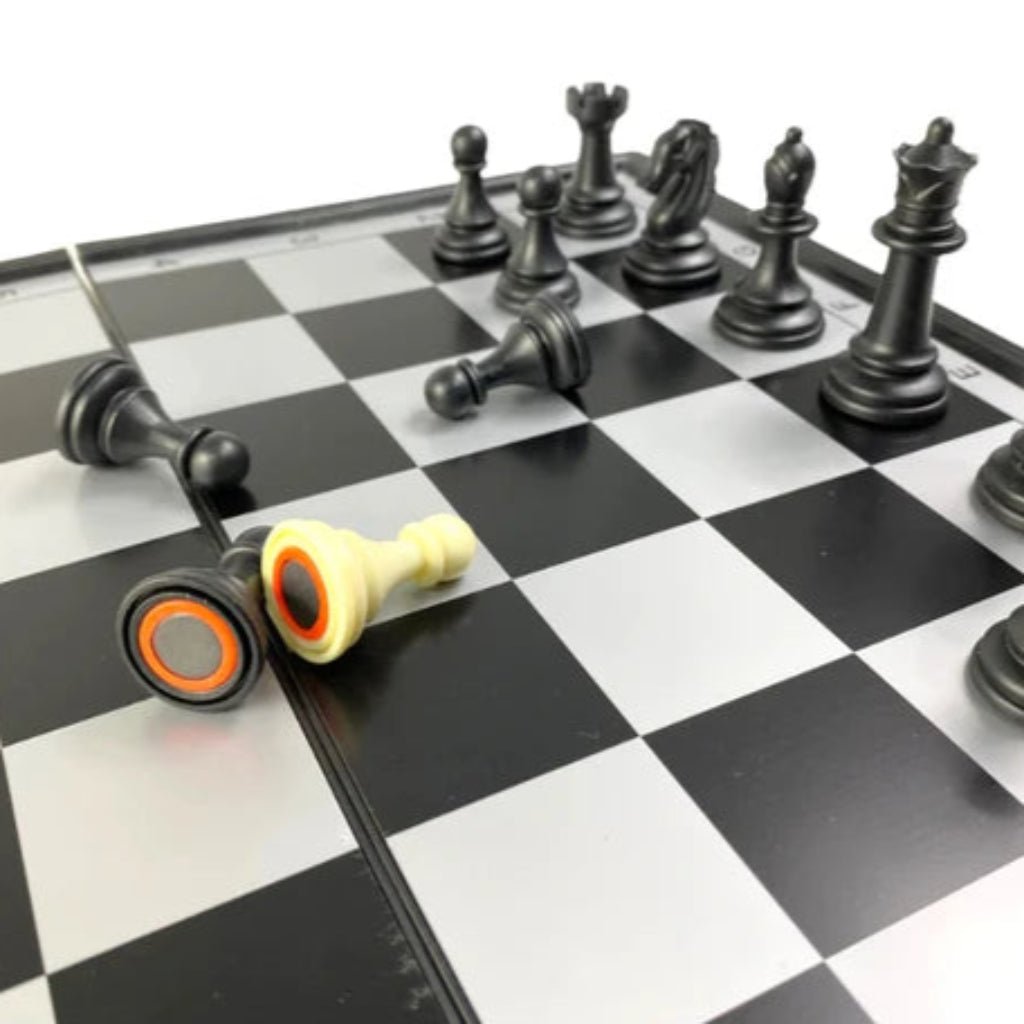 Magnetic Chess Set – 12.5'' Foldable Board for All Ages - KiddieWink - Gifts They'll Love