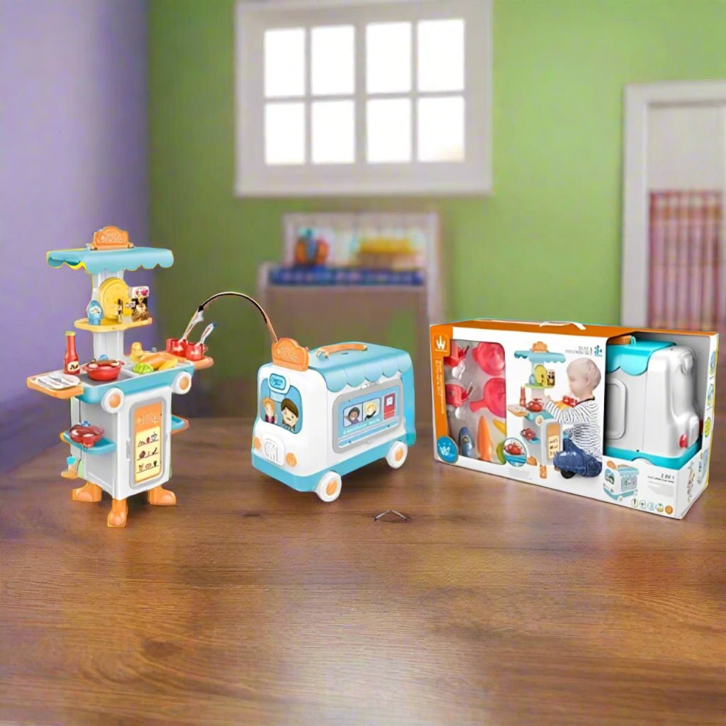2 - in - 1 Transforming Kitchen Playset – Double the Fun, Double the Play - KiddieWink - Gifts They'll Love