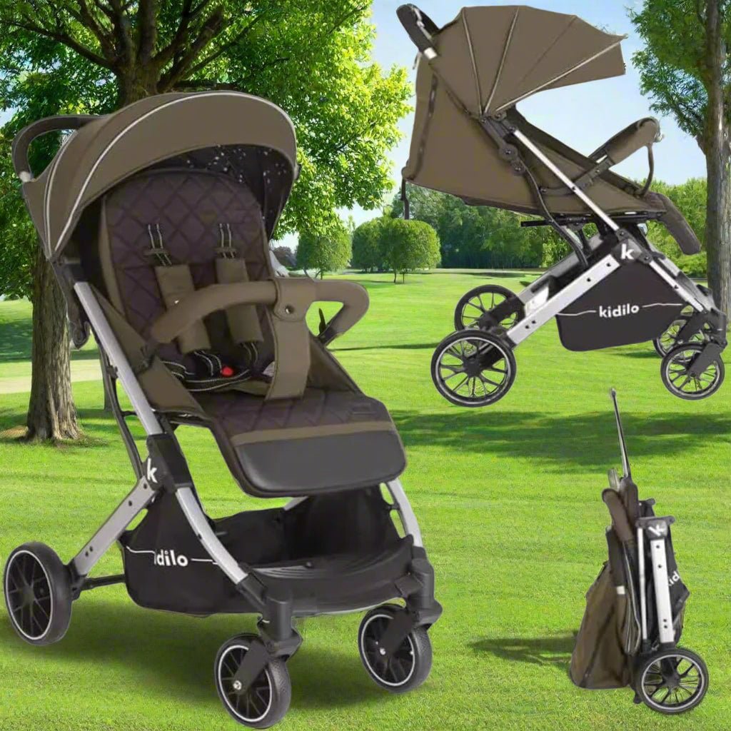 Kidilo K12 Lightweight Folding Stroller – Modern Look - KiddieWink - Gifts They'll Love