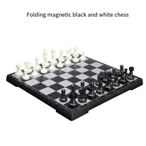 Magnetic Chess Set – 12.5'' Foldable Board for All Ages - KiddieWink - Gifts They'll Love