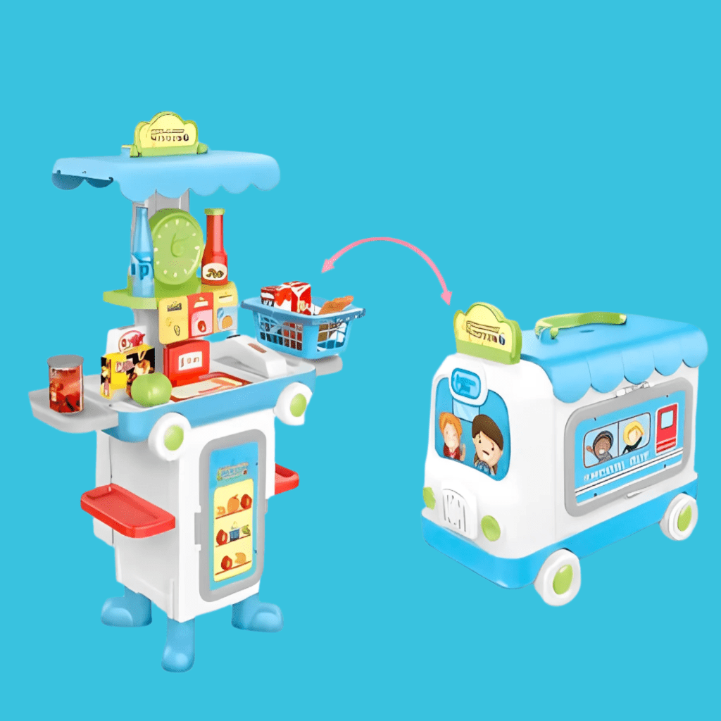 2 - in - 1 Transforming Kitchen Playset – Double the Fun, Double the Play - KiddieWink - Gifts They'll Love