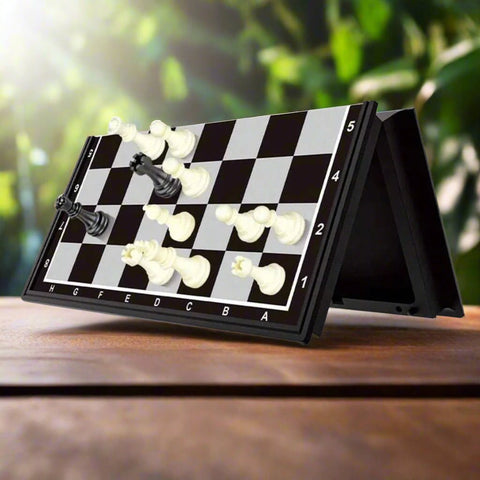 Magnetic Chess Set – 12.5'' Foldable Board for All Ages - KiddieWink - Gifts They'll Love