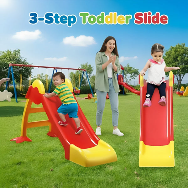 3-Step Toddler Slide – Play, Climb