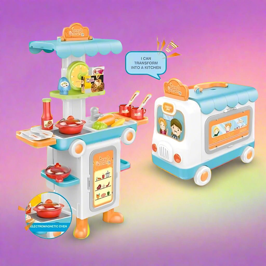 2 - in - 1 Transforming Kitchen Playset – Double the Fun, Double the Play - KiddieWink - Gifts They'll Love