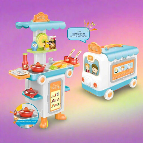 2 - in - 1 Transforming Kitchen Playset – Double the Fun, Double the Play - KiddieWink - Gifts They'll Love