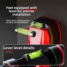 Adjustable Indoor Pull-Up Bar With Gymnastics Rings Set