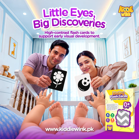 High Contrast Sensory Flash Cards - Visual Stimulation From Day 1
