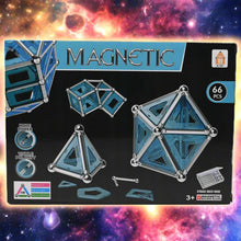 3D CRYSTAL MAGNETIC BUILDING BLOCKS PUZZLE (66 Pcs)