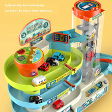 Car Track Parking Building Set