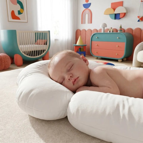 Premium Baby Anti-Roll Sleeping Pillow & Positioner