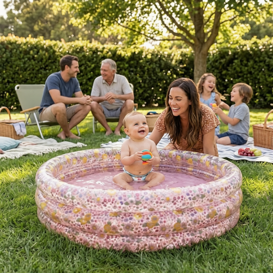 Summer Splash 3 Ring Inflatable Baby Pool