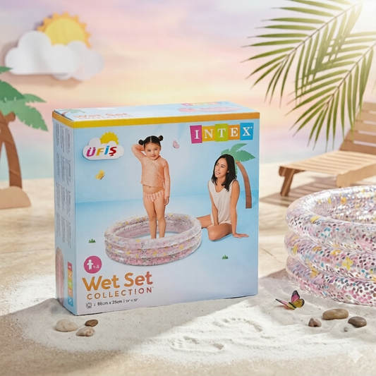 Summer Splash 3 Ring Inflatable Baby Pool