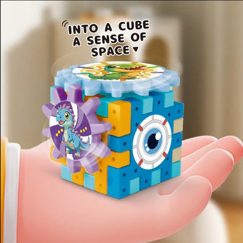 Rotating Dino Engineering Construction Gear Set