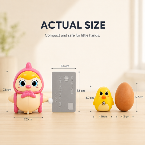 Interactive Crawling Toy - Hen With 3 Chicken