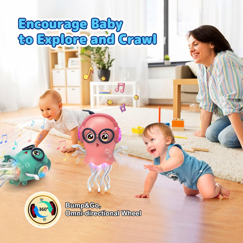Lightning & Musical Jelly Fish Dance Toy – image 3 – KiddieWink