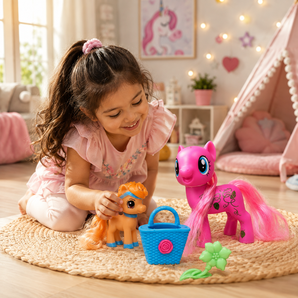 Happy Horse Pony Friends Play Set (2-Pack) – image 2 – KiddieWink