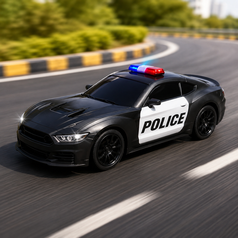 Turbo Patrol Police Drift King 4WD RC Car
