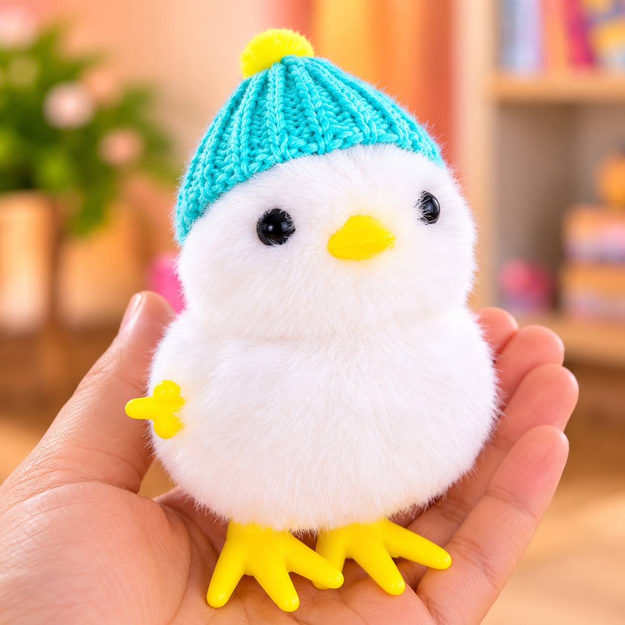 Jumping Plush Chicken Toy for Babies