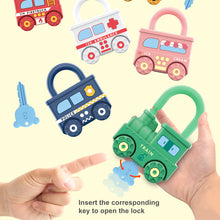 Montessori Lock & Key Car Train
