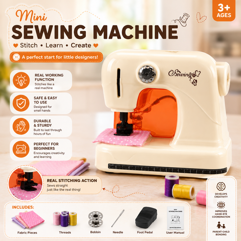 Mini Home Appiliance Sewing Machine For Girls