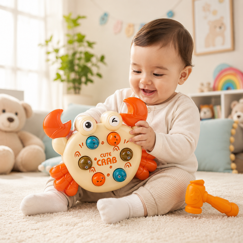 Interactive Happy Little Musical Crab Whack & Play