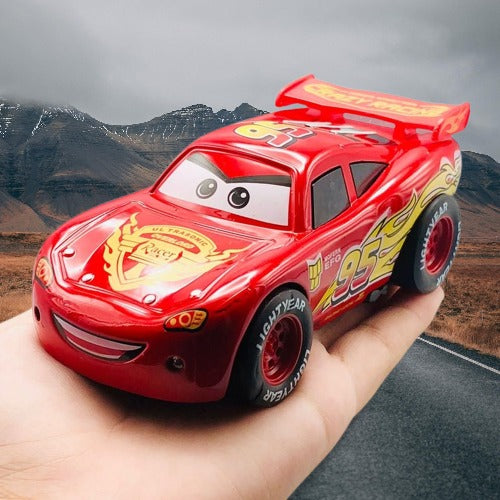 1Pc Diecast McQueen Thrilling Racing Car With Light & Sound