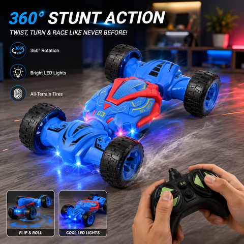 Crazy Spin Turbo 360° Stunt Car 4WD