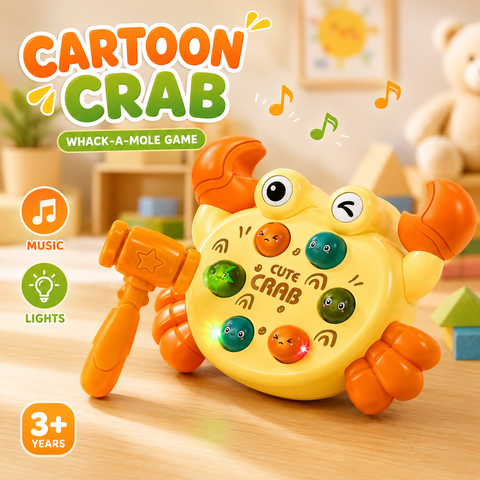 Interactive Happy Little Musical Crab Whack & Play