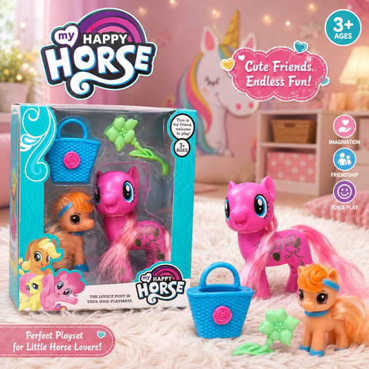 Happy Horse Pony Friends Play Set (2-Pack)