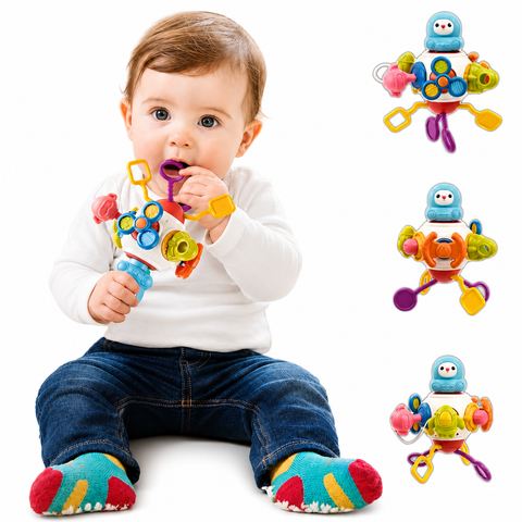 8-in-1 Space Busy Cube Sensory Activity Toy for Kids