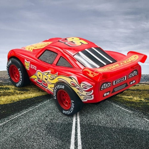 1Pc Diecast McQueen Thrilling Racing Car With Light & Sound