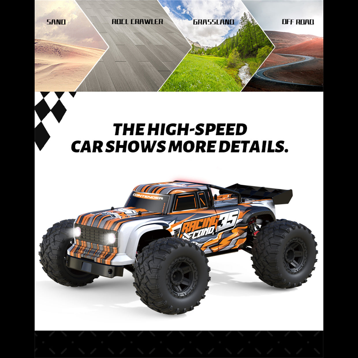 RC car 550 motor high speed power