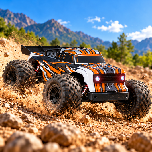 4WD Monster RC Truck 46km/h High Speed Off-Road Car For Kids