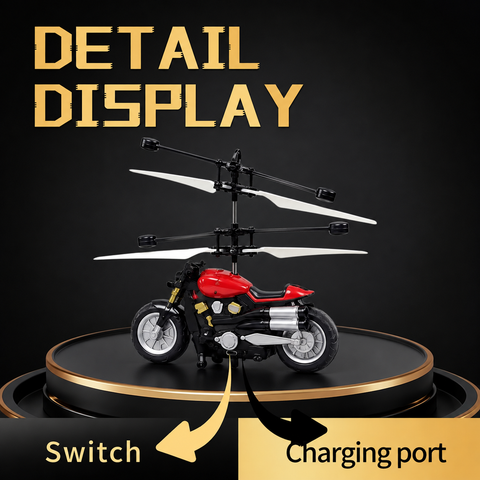 SkyRider Induction Flying Motorcycle Toy