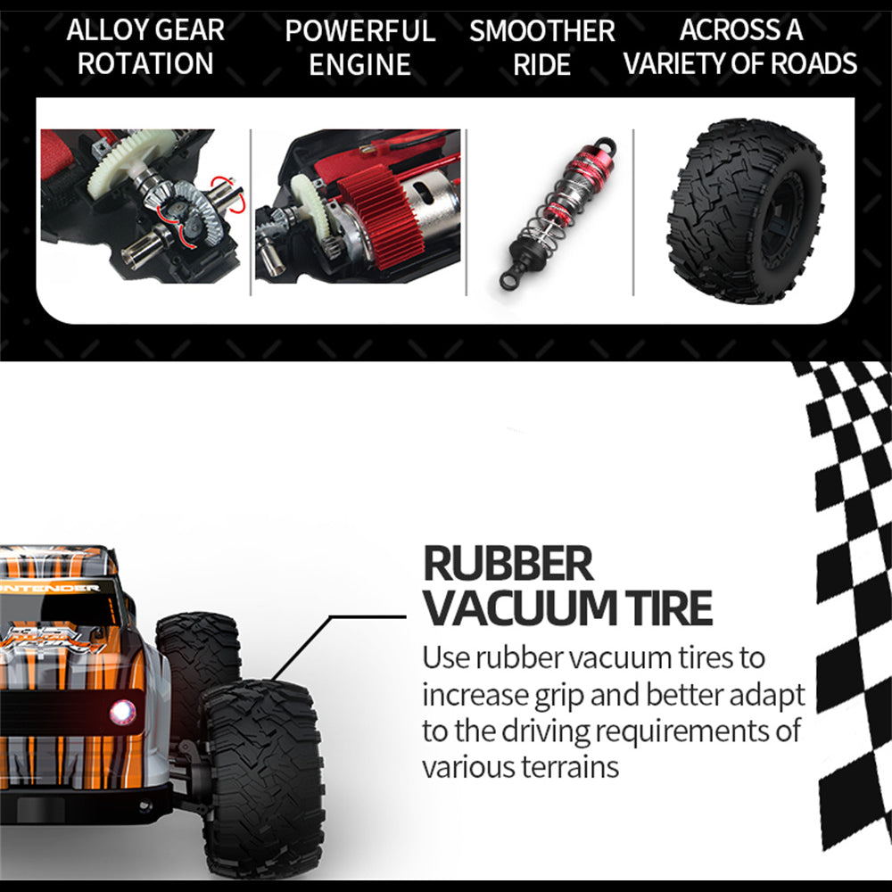 Off-road RC truck big grip tires