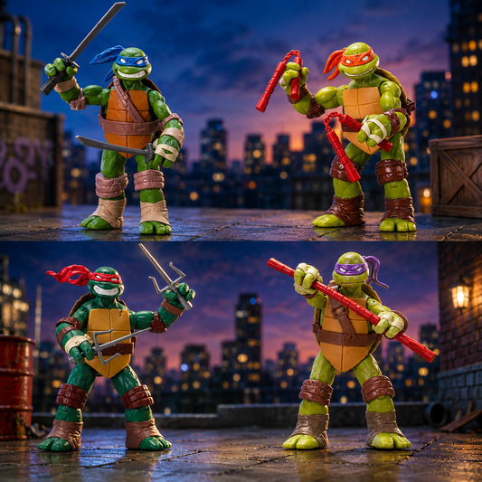 Ninja Turtle Action Figure Set – 4 PCS