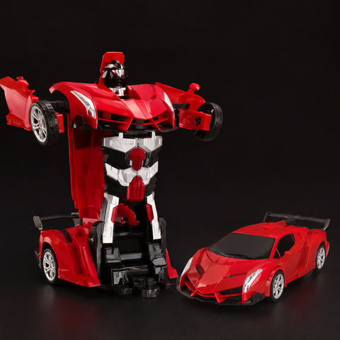 2-in-1 Super Racer Xtreme Transforming RC Robot Car