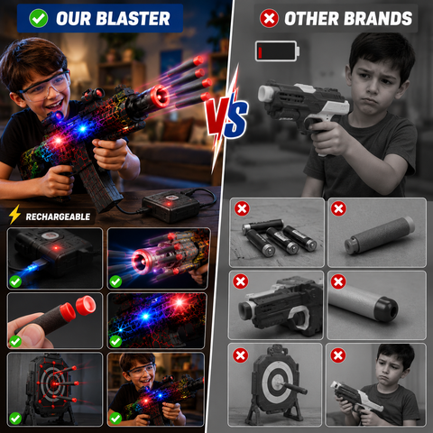 Rechargeable Soft Bullet Rapid Fire Gel Blaster