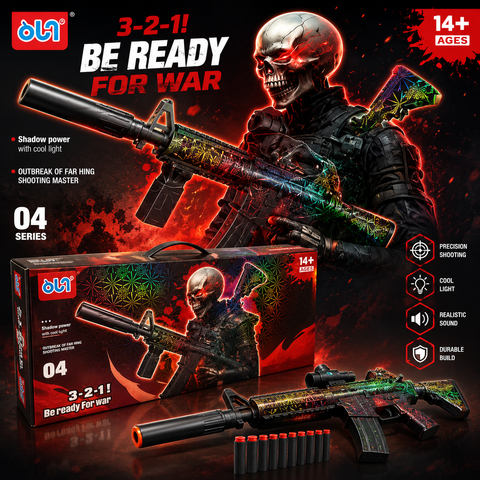 Rechargeable Soft Bullet Rapid Fire Gel Blaster