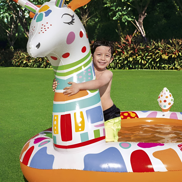 KiddieWink™ Inflatable Cute Giraffe Swimming Pool (2.66m-8.9Inch) For Kids
