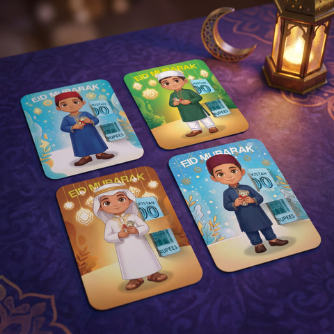 Kiddiewink’s Eidi Tuck Cards For Kids (Mix)