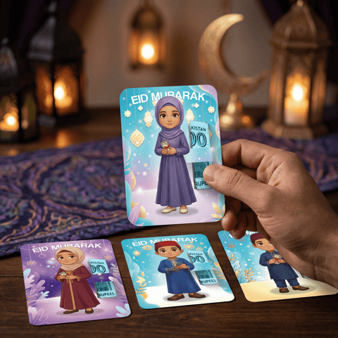 Kiddiewink’s Eidi Tuck Cards For Kids (Mix)